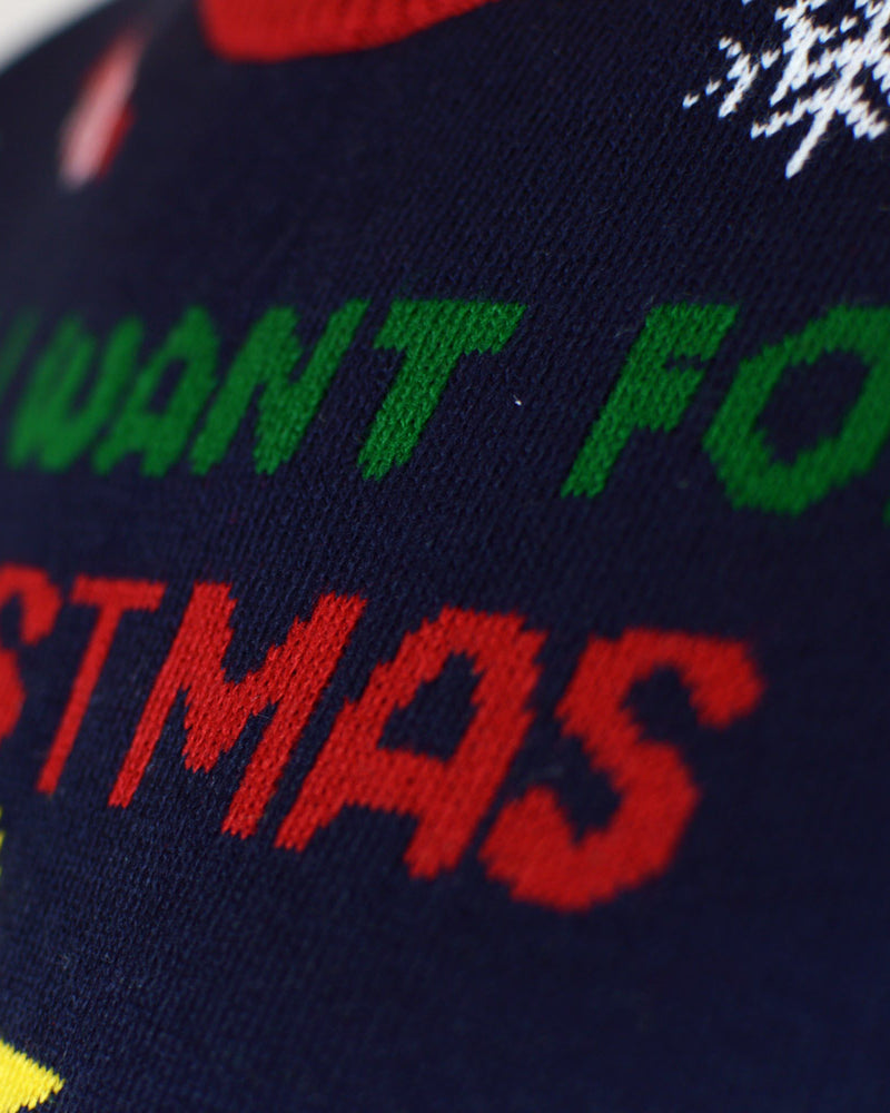 Christmas Food LED light-up Christmas Jumper detail 1