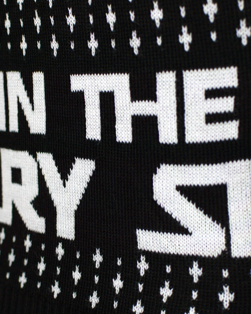 detail Join The Merry Side Boys and Girls Christmas Jumper