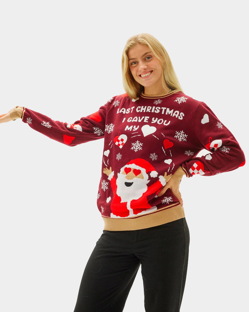 Last Christmas I gave you my Heart Christmas Jumper womens