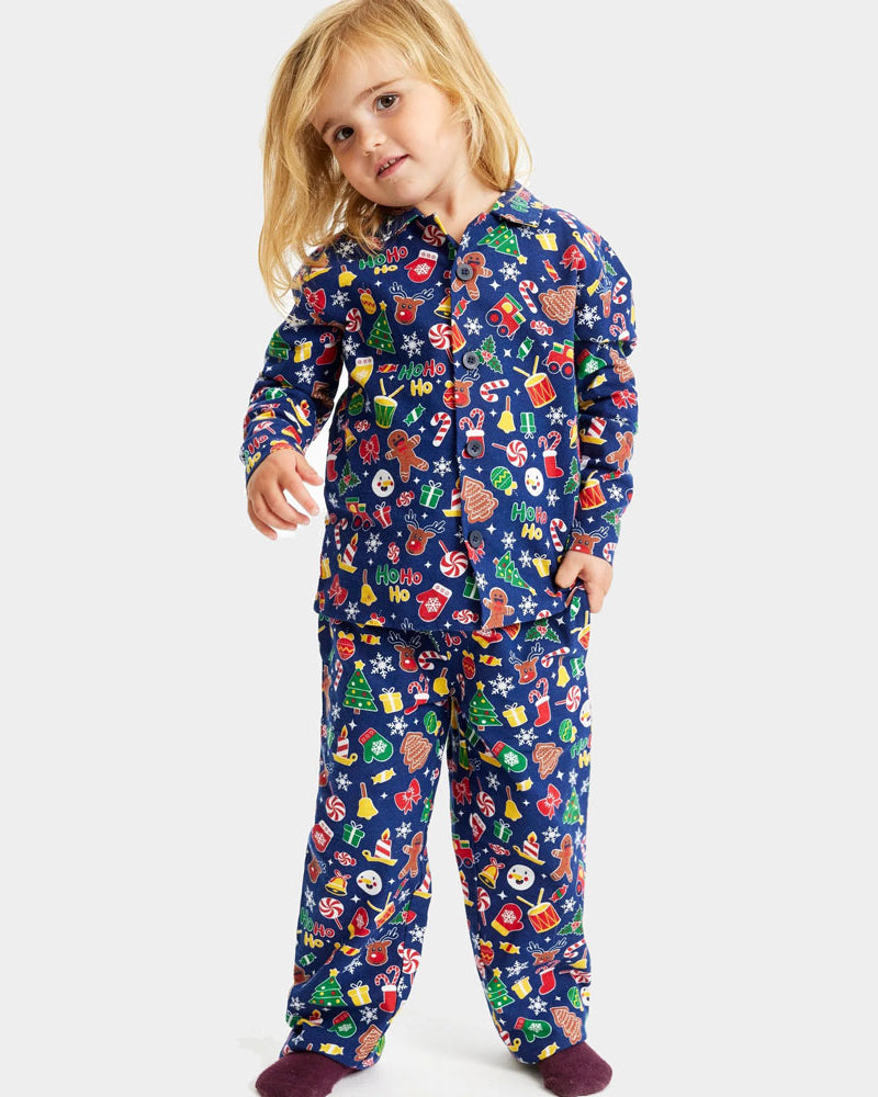Christmas Dream Blue Christmas Pyjama for Children