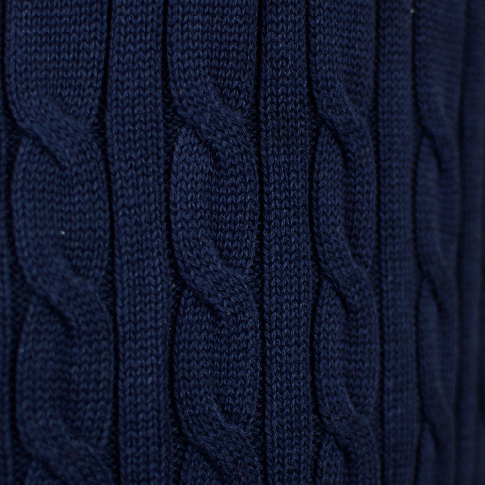 Classy Blue Womens Christmas Jumper Reindeers Organic Cotton