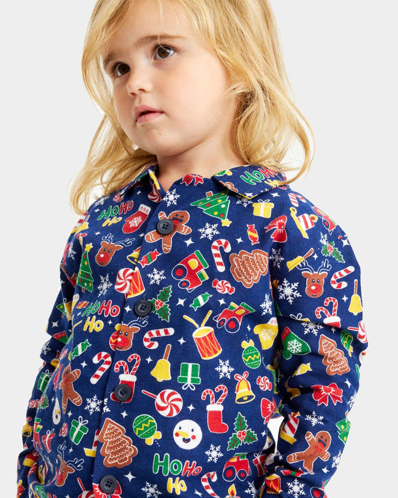 Children Christmas Dream Blue Christmas Pyjama