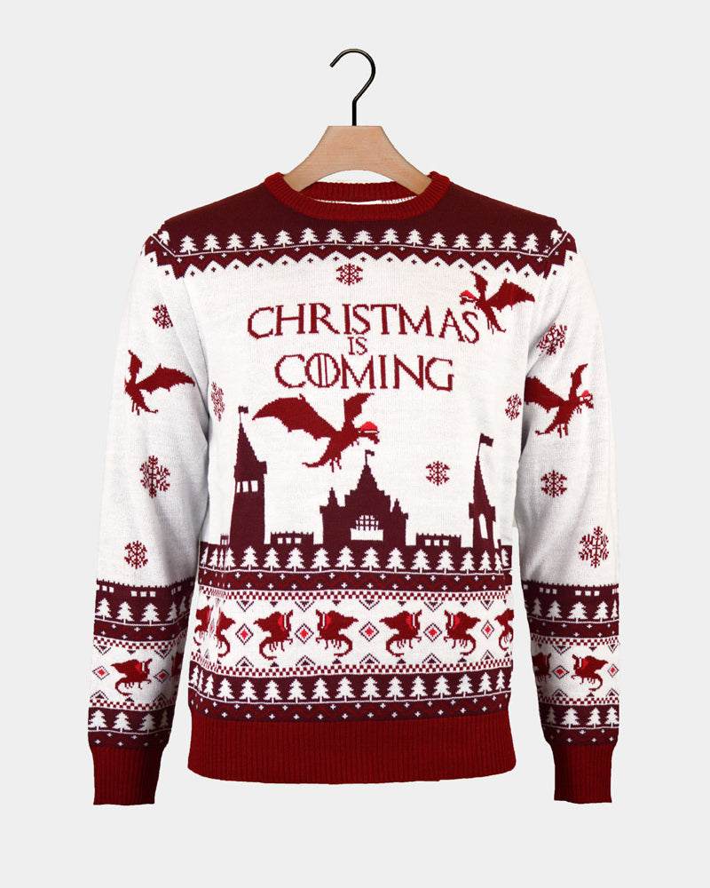 Christmas is Coming Christmas Jumper Couples