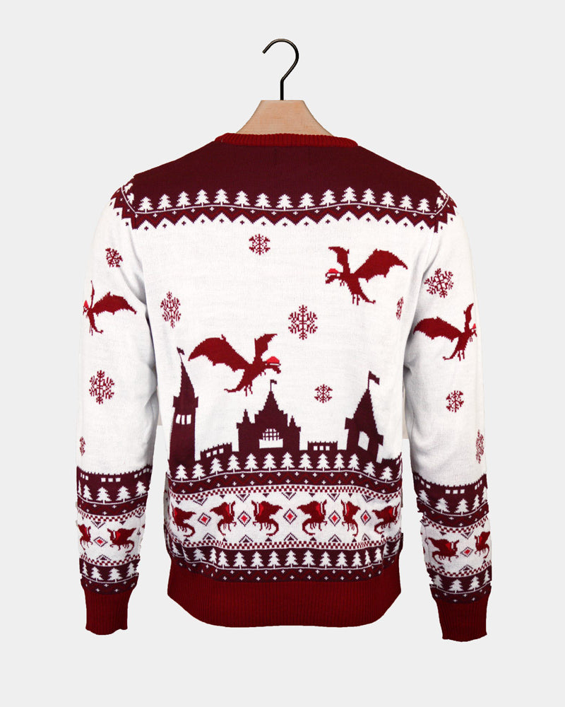 Christmas is Coming Couples Christmas Jumper Back