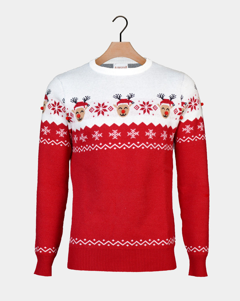 Christmas Jumper Adorable Reindeer Family
