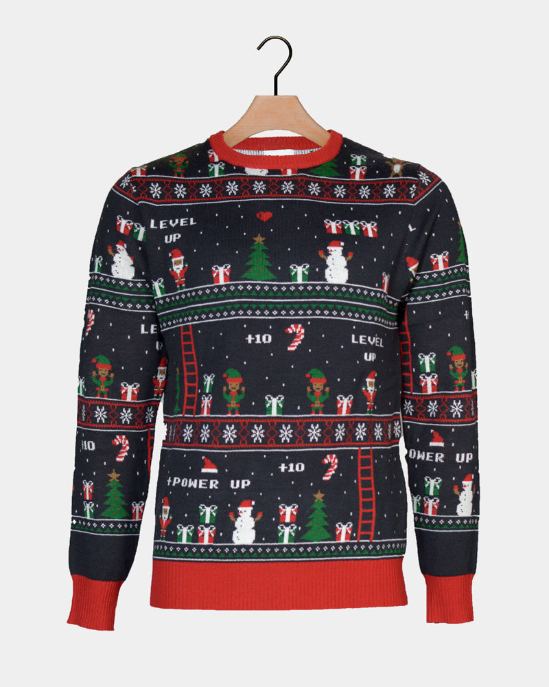 Christmas Jumper Vintage Gaming Womens
