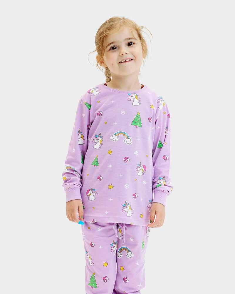 Christmas Pyjama for Children Baby Unicorns