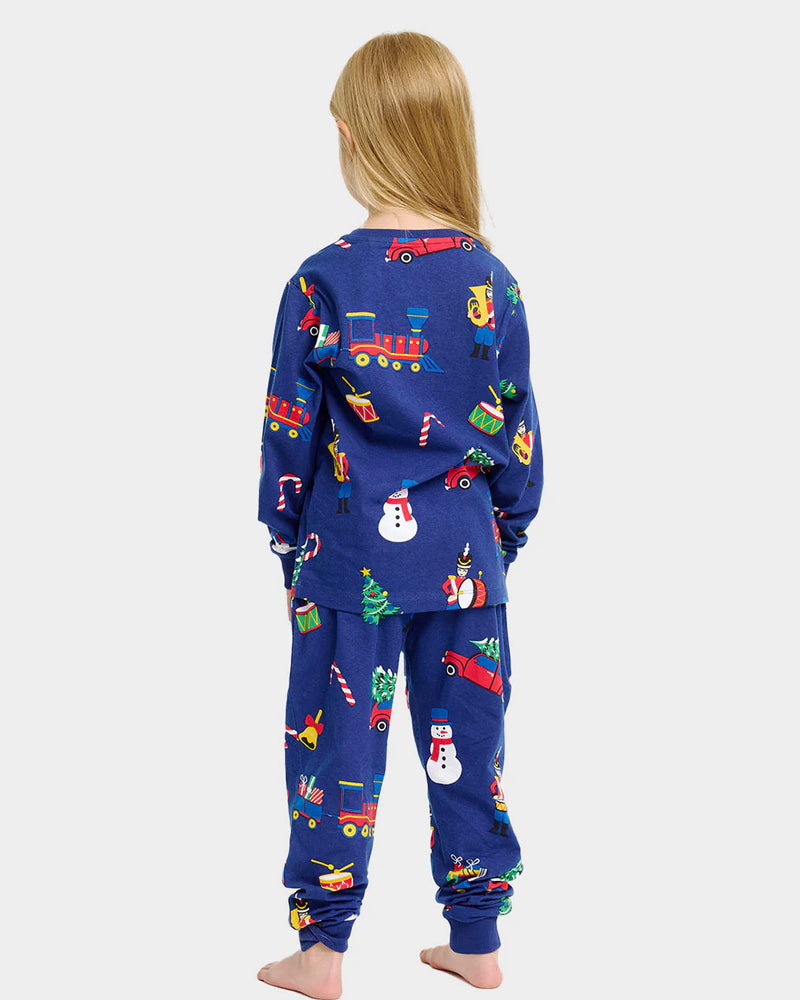 Christmas Pyjama for Children blue Christmas Toys