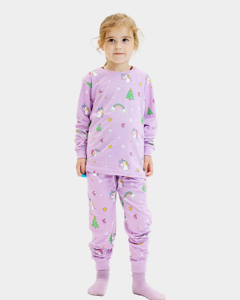 Christmas Pyjama for Children Girl Unicorns