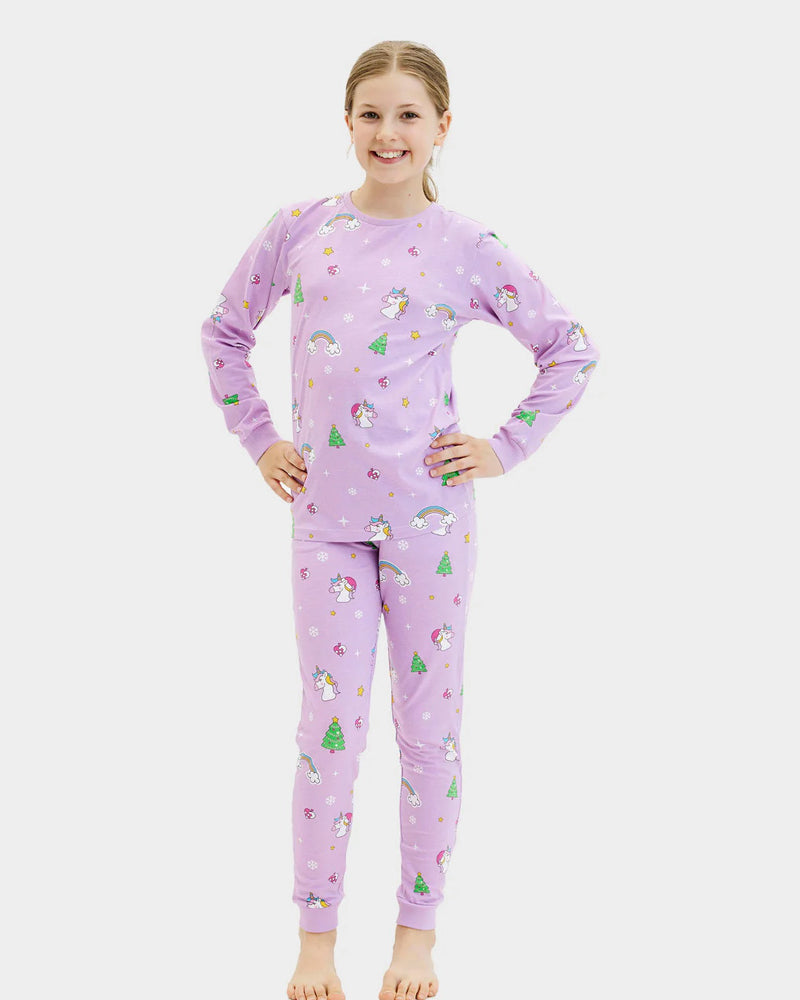 Christmas Pyjama for Children with Unicorns