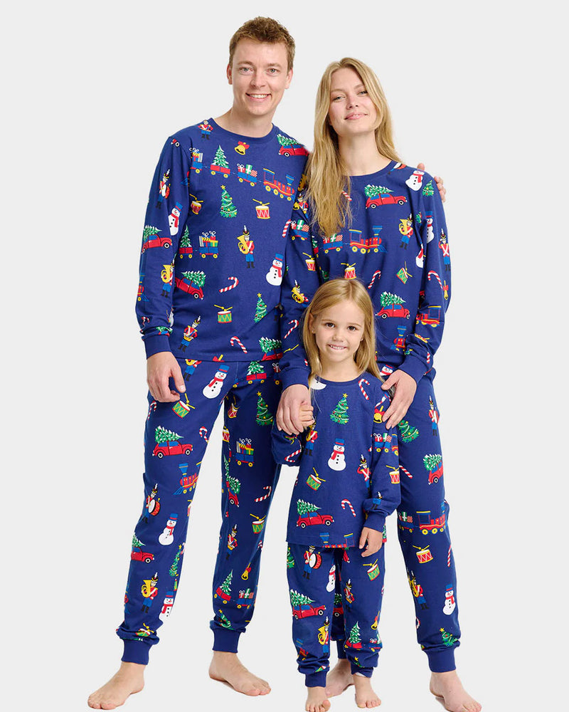 Christmas Pyjama for Family with Christmas Toys