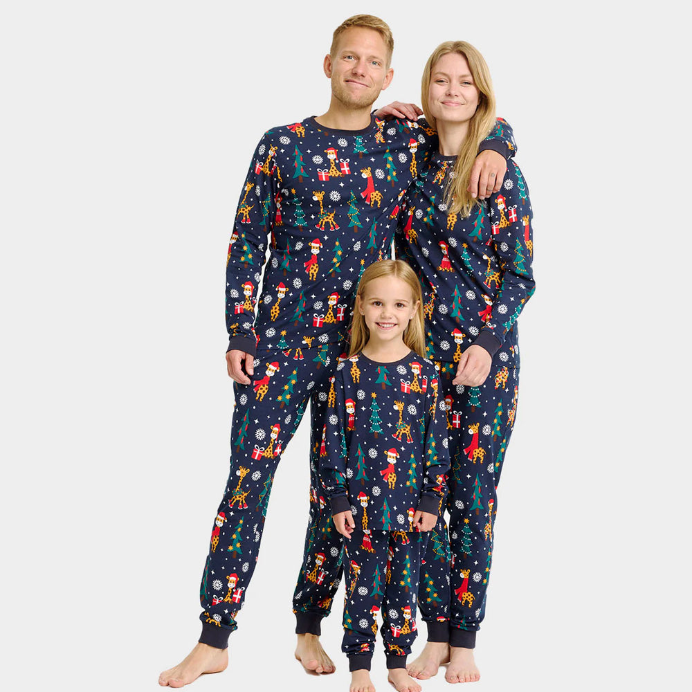 Christmas Pyjama for Family with Giraffes