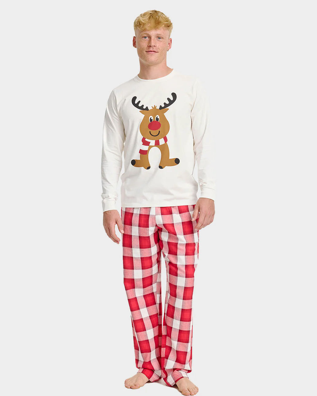 Christmas Pyjama for Men Cute Reindeer