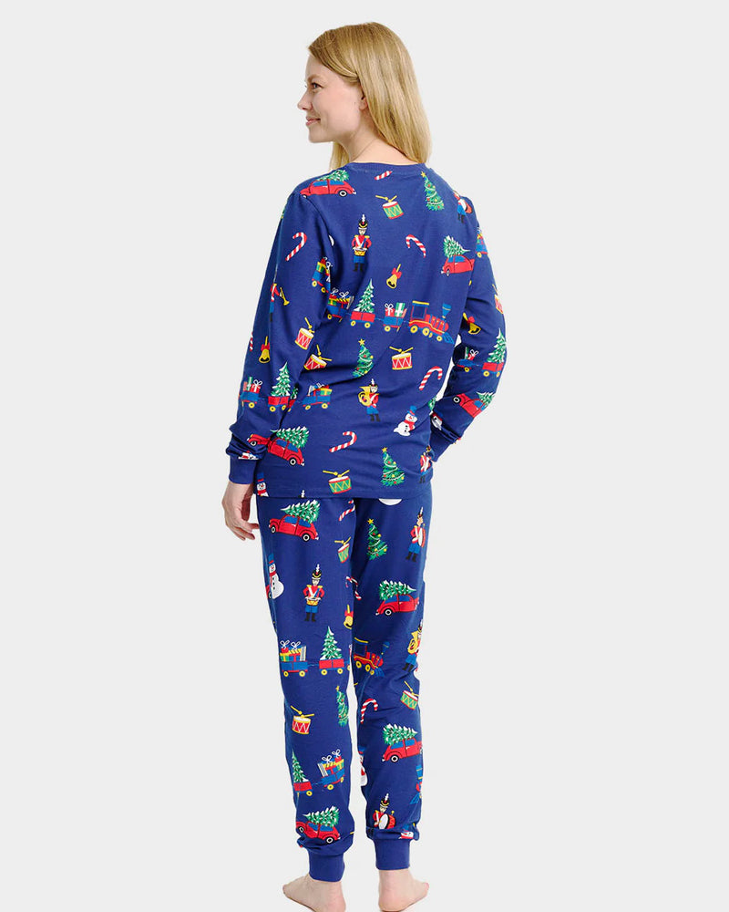 Christmas Pyjama for Women and Men with Christmas Toys