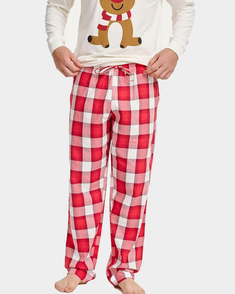 Christmas Pyjama for Women and Men Cute Reindeer