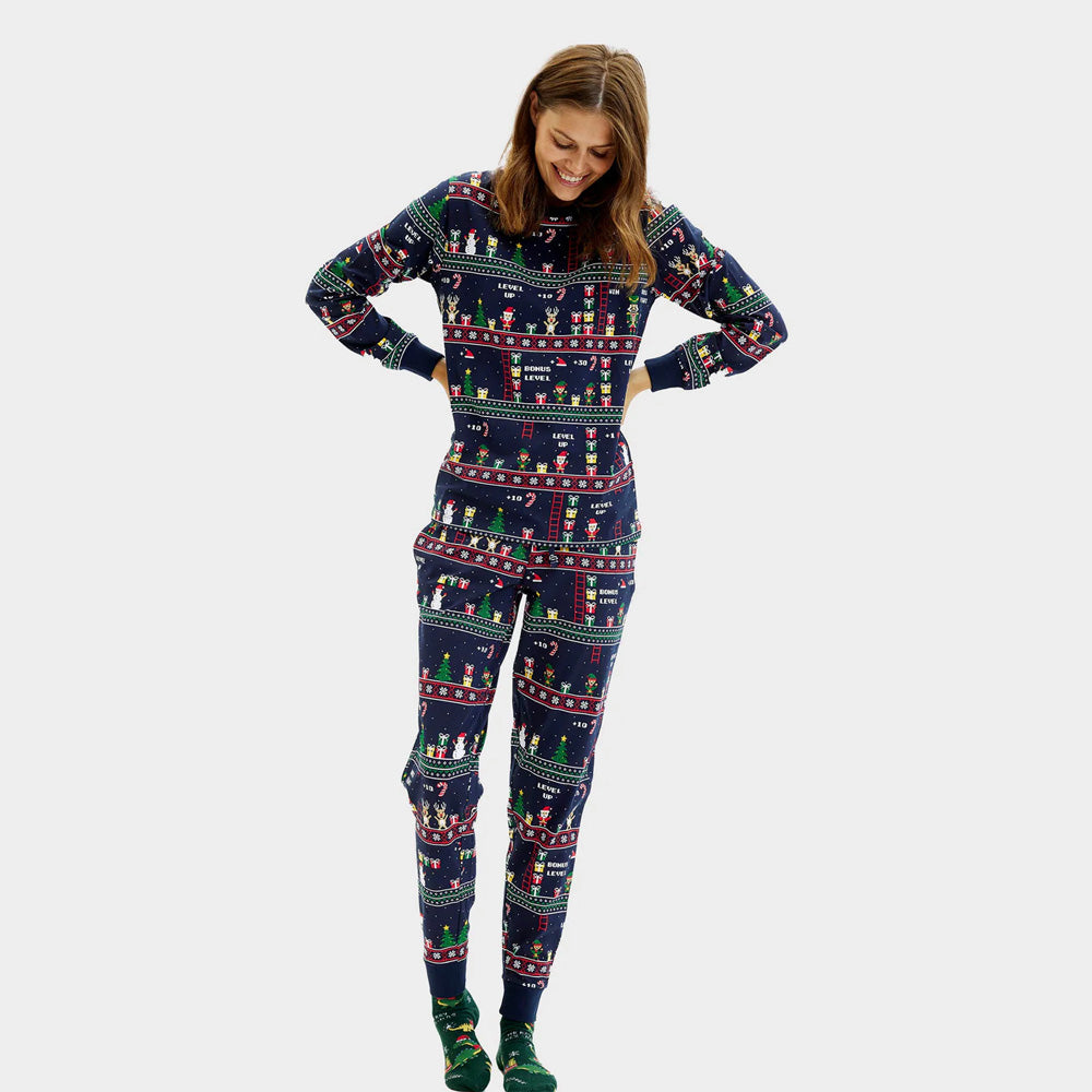 Christmas Pyjama for Women Vintage Gaming Men