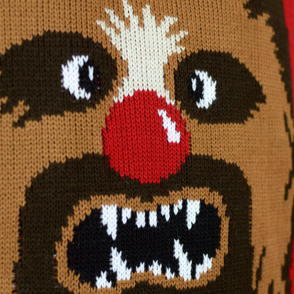 Wookiee Couple's Christmas Jumper detail