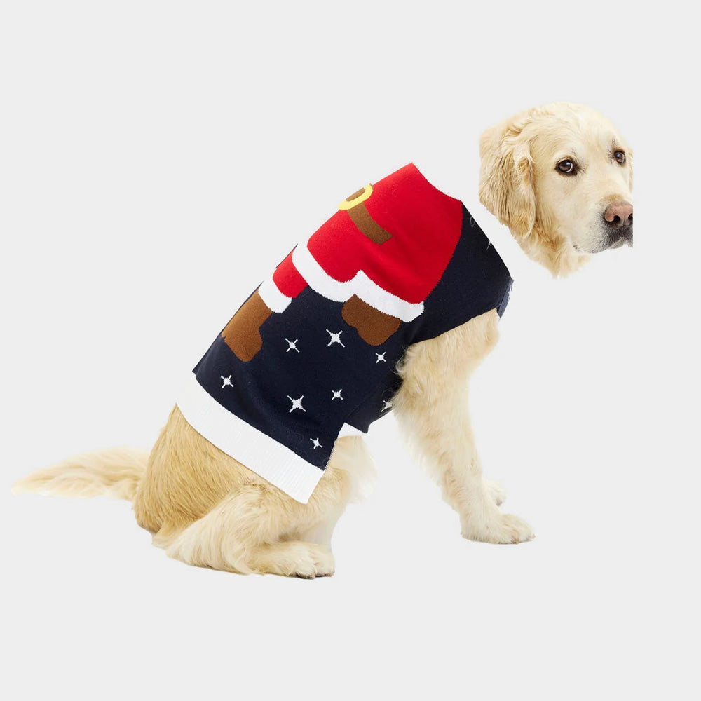 Dog Christmas Jumper Santa Suit