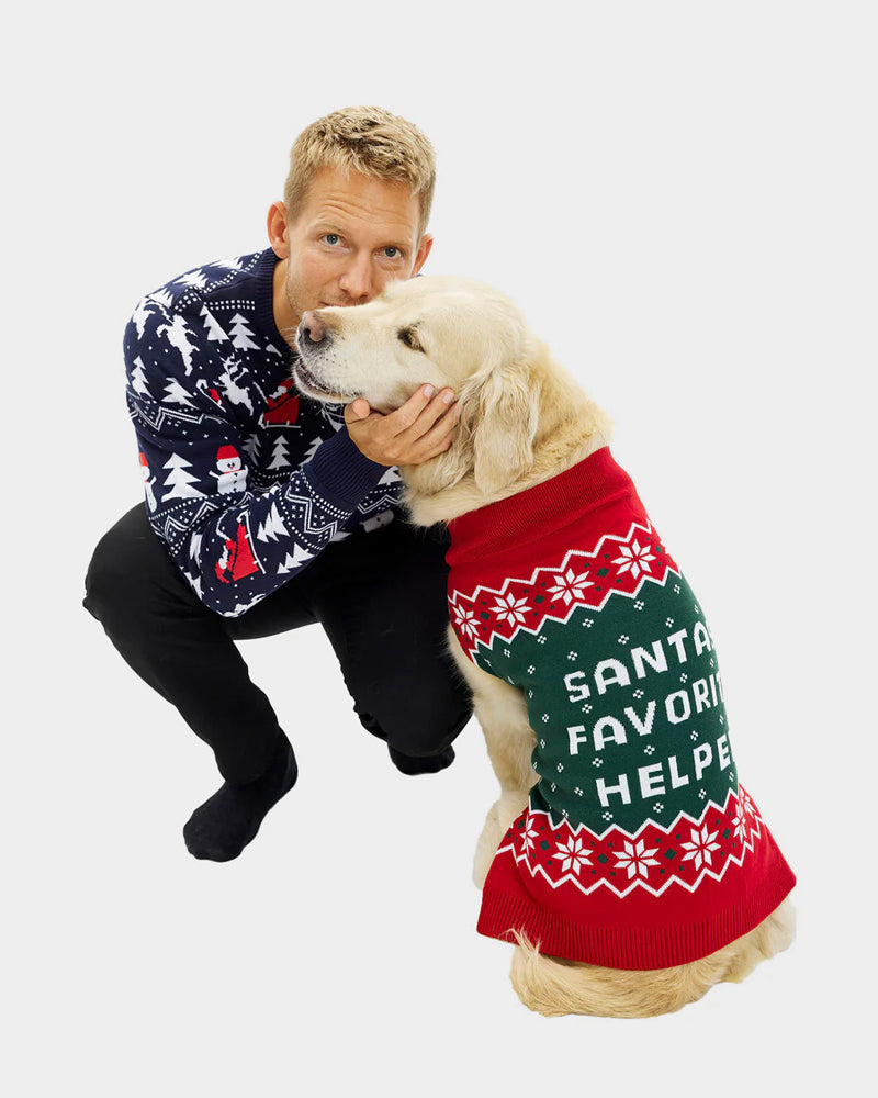 Dog Christmas Jumper Santa’s Little Helper