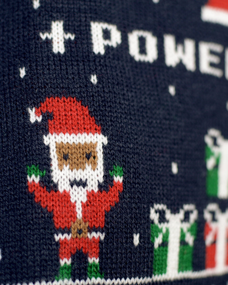 Family Christmas Jumper Vintage Gaming Santa