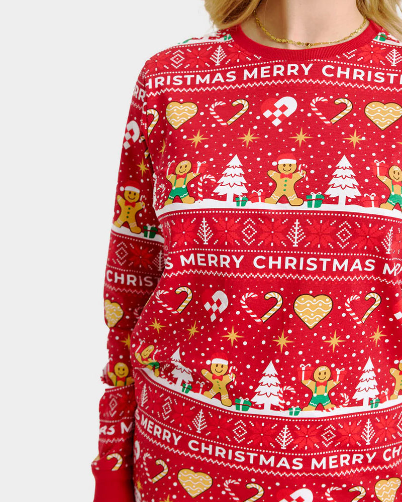 Gingercookies Red Christmas Pyjama for Women