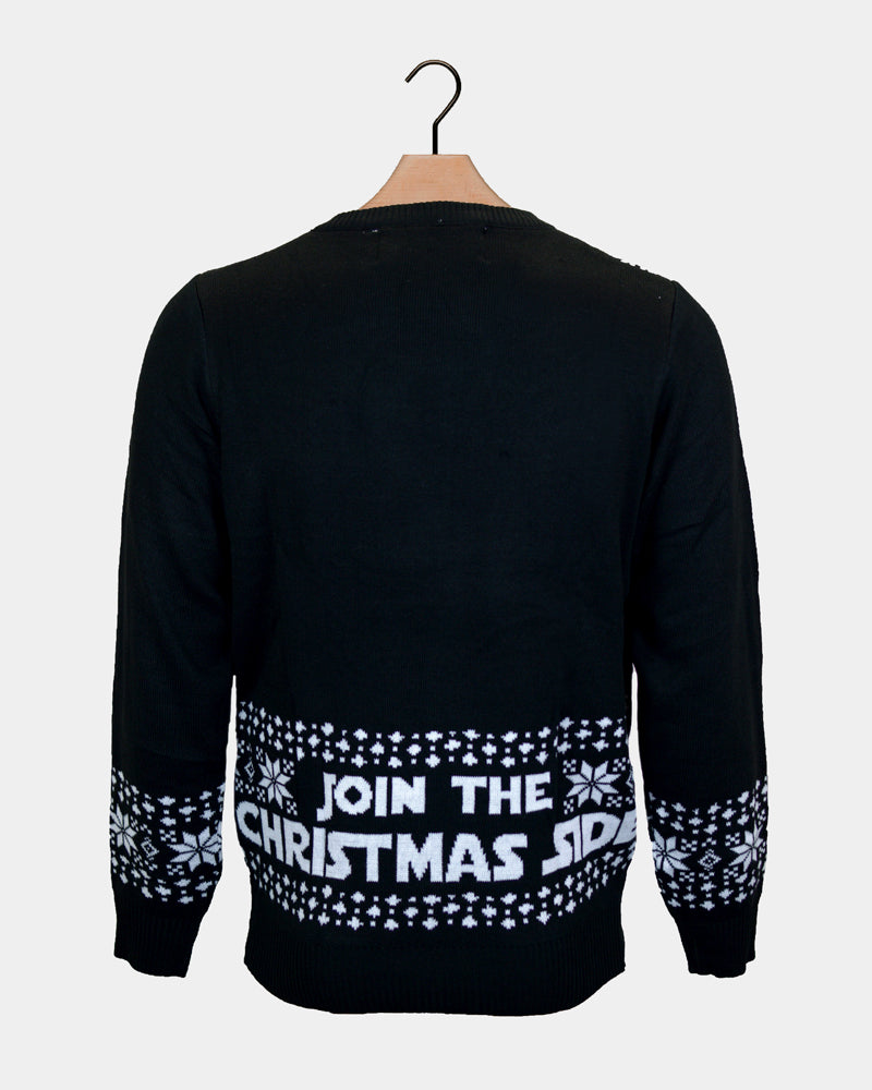 LED light-up Men's Christmas Jumper Join the Christmas Side