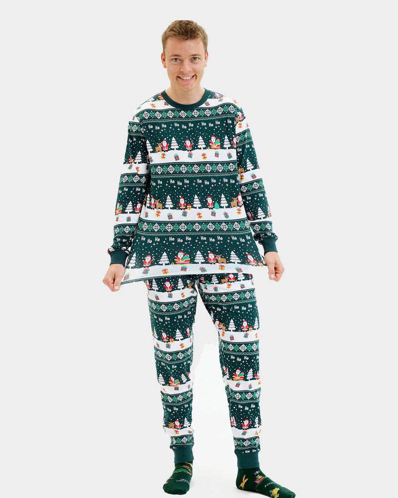 Jolly Green Christmas Pyjama for Men