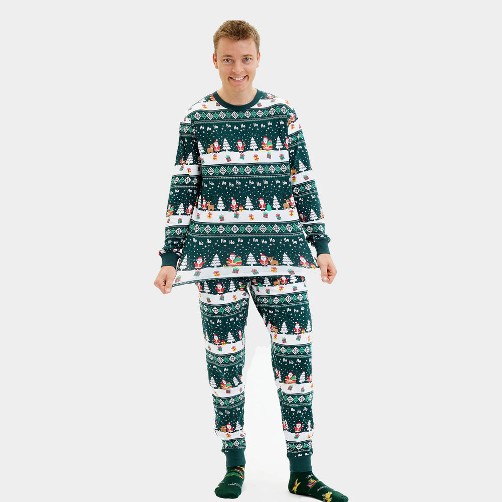 Jolly Green Christmas Pyjama for Men