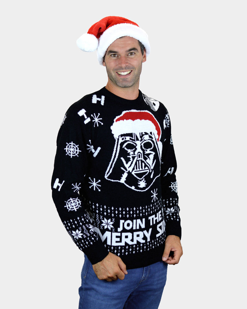 Star Wars Mens Join The Merry Side Couples Christmas Jumper