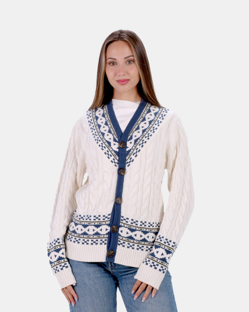Organic Cotton Couple Jumper Cardigan Cottage Women