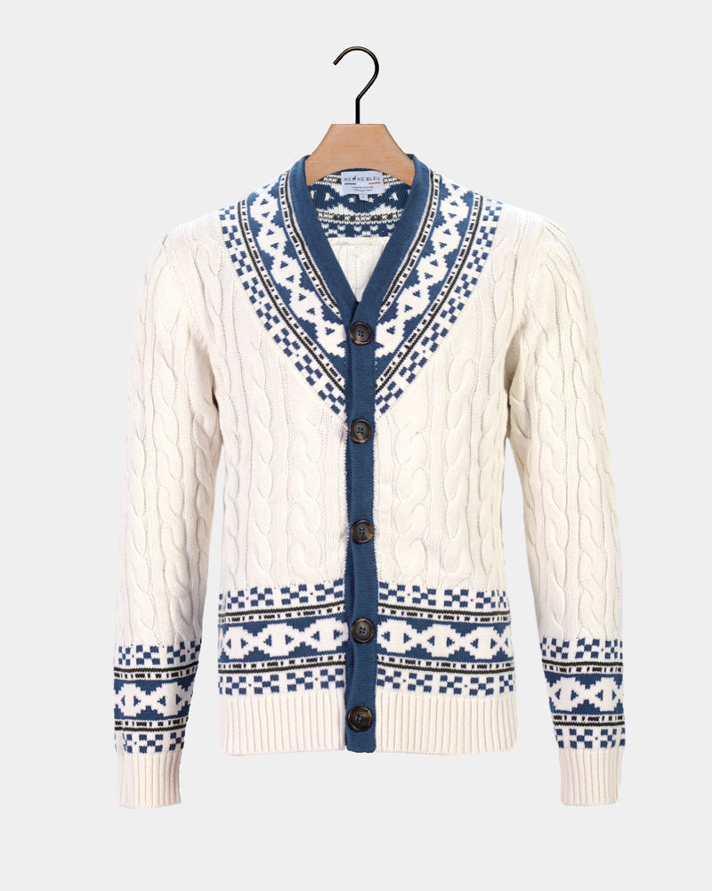 Organic Cotton Couple Jumper Cardigan Cottage