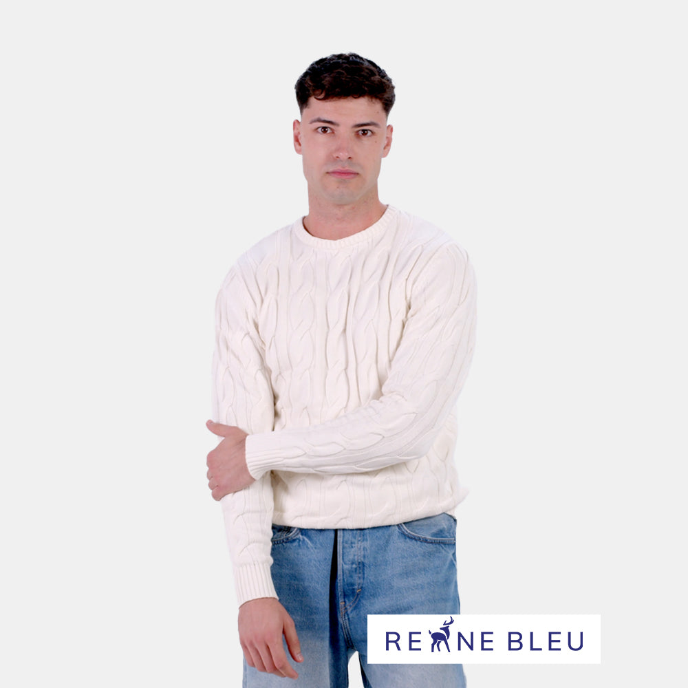 Organic Cotton Mens Jumper Snowfall