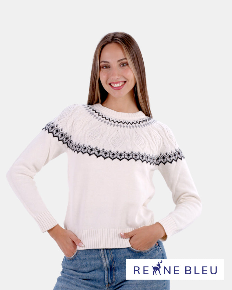 Organic Cotton Womens Jumper Arctic