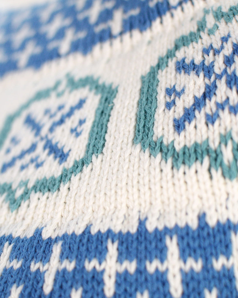 Organic Cotton Womens Jumper Glacier Blue