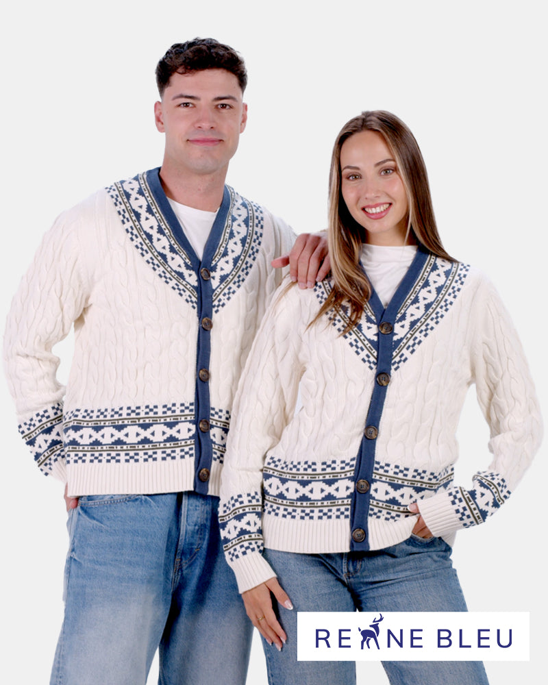 Organic Cotton Womens Mens Jumper Cardigan Cottage