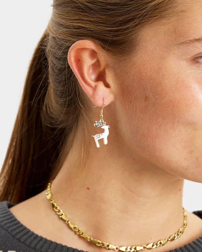Reindeer Christmas Earrings