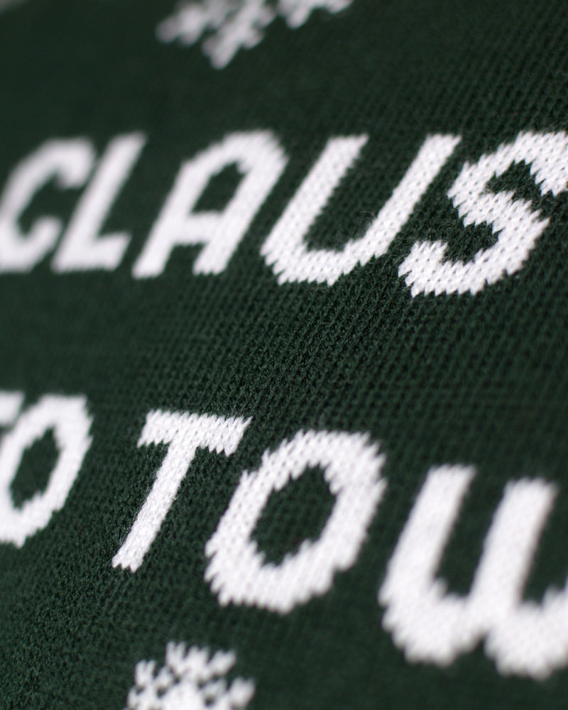 Santa LED light-up Couples Christmas Jumper is Coming to Town