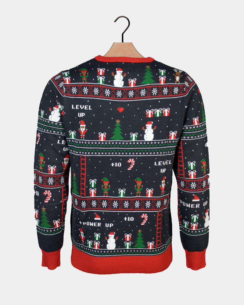 Vintage Womens Christmas Jumper Gaming