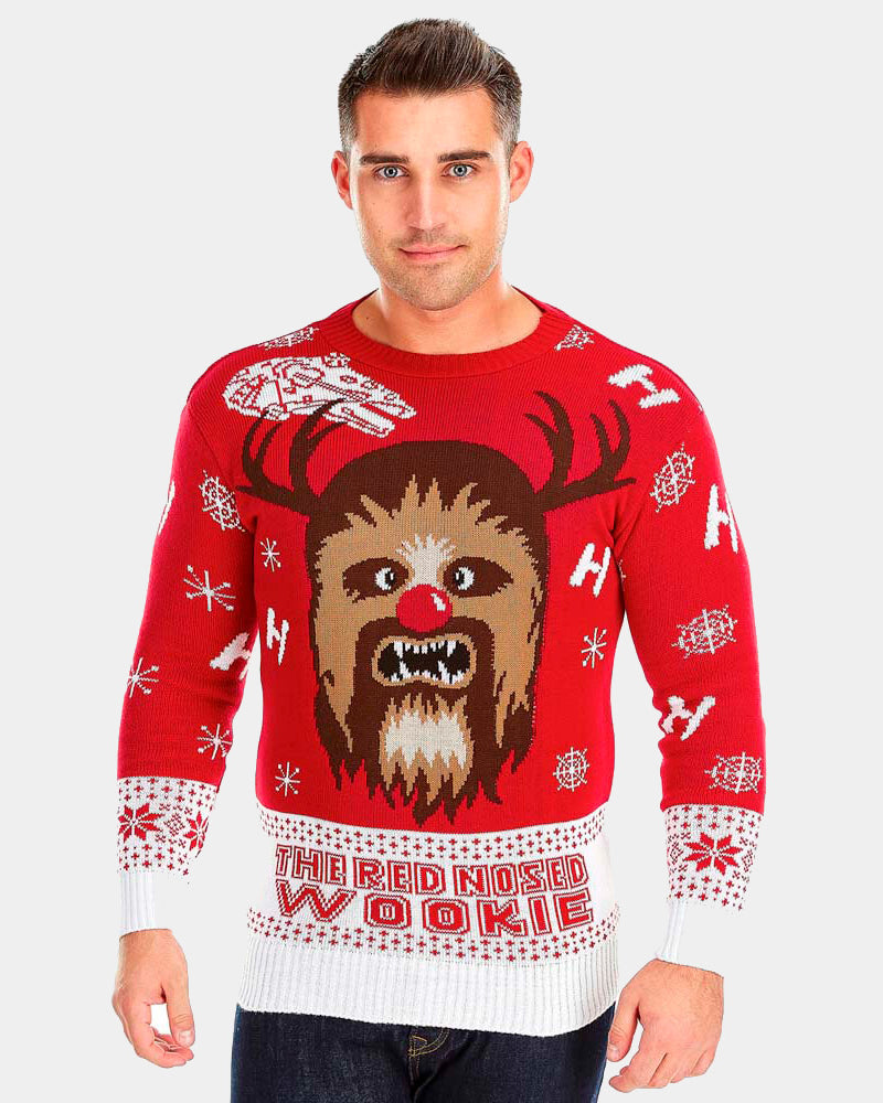 Star Wars Wookiee Womens and Mens Christmas Jumper