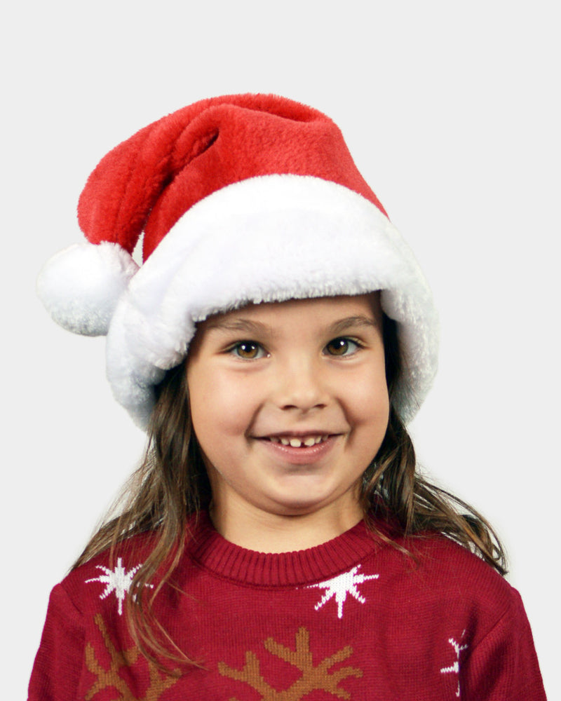 Kids Christmas Deluxe Santa Hat