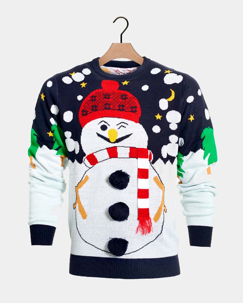 Christmas Jumper with 3D Snowman