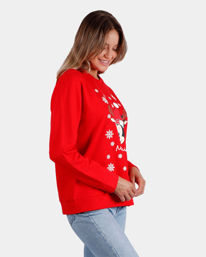 Christmas Sweatshirt Smile Womens