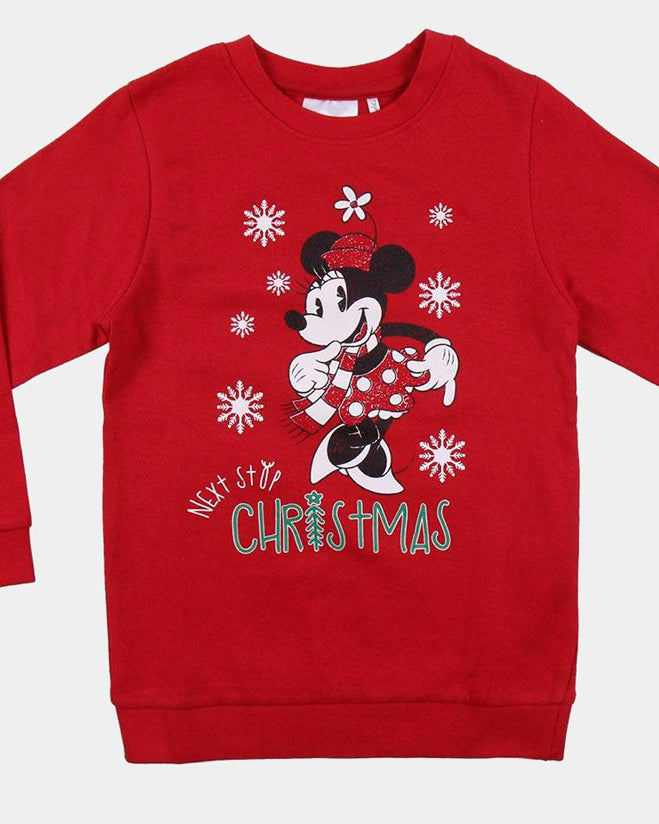 Girls and Boys Christmas Sweatshirt Minnie