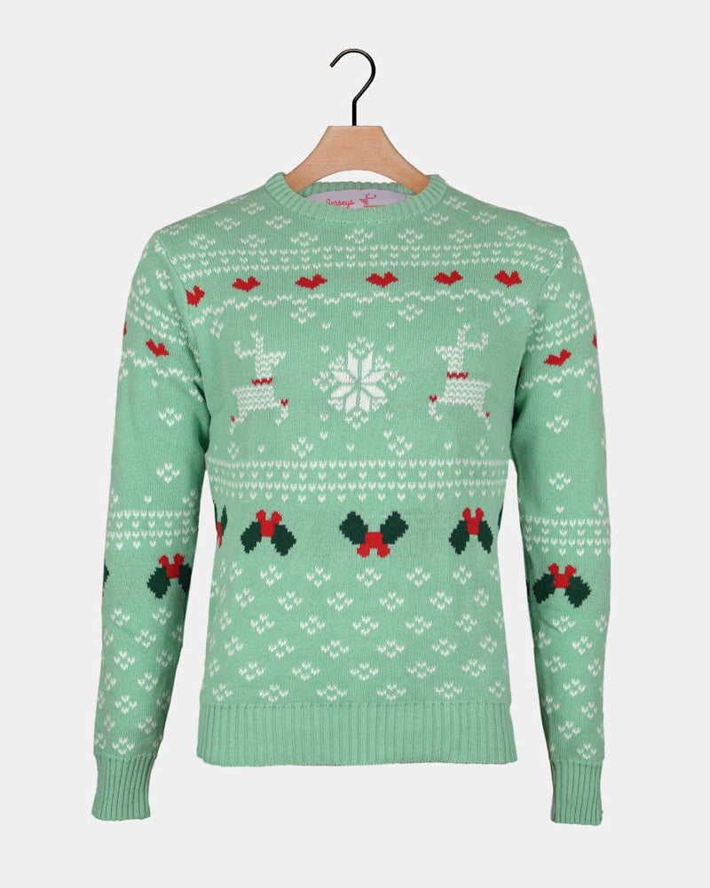 Green Sweet Family Christmas Jumper
