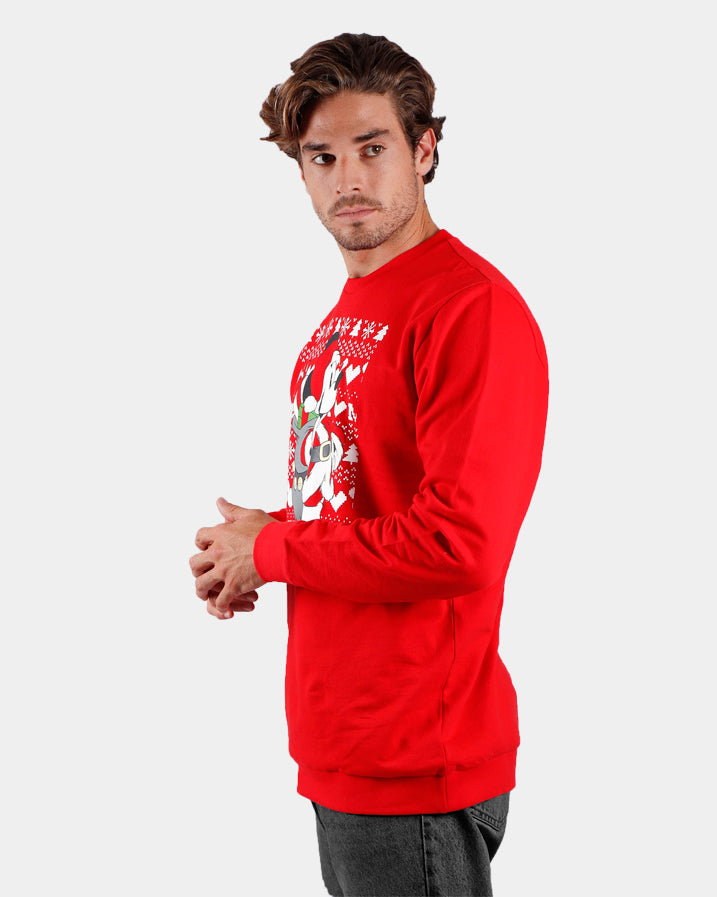 Christmas Sweatshirt Mickey Mens