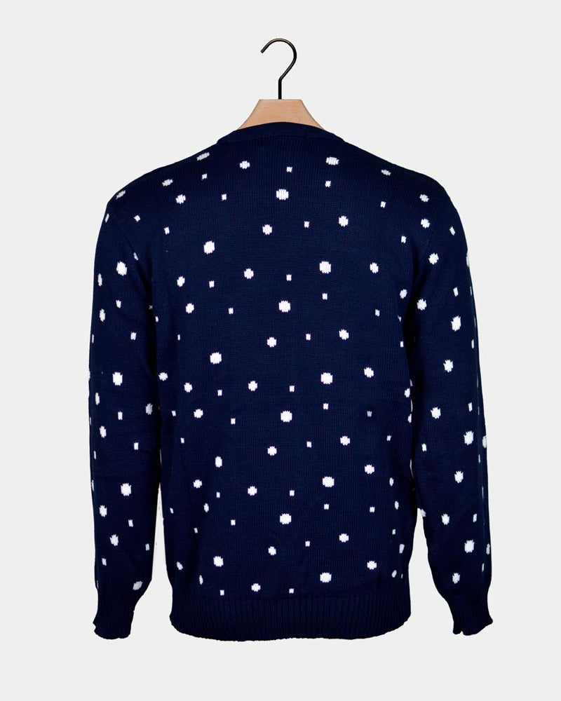 Merry Christmas and Happy New Year Christmas Jumper Back