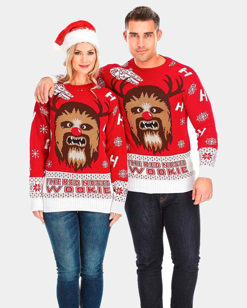 Star Wars Chewbacca Christmas Jumper Couple