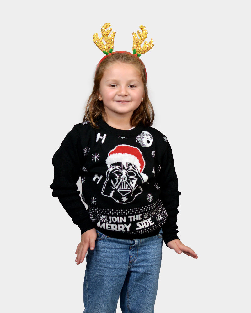 Star Wars Darth Vader Boys and Girls Christmas Jumper Girls
