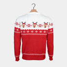 Adorable  Couple Christmas Jumper Reindeer

