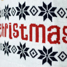 Blue Organic Cotton Couples Christmas Jumper Rudolph Santa 
